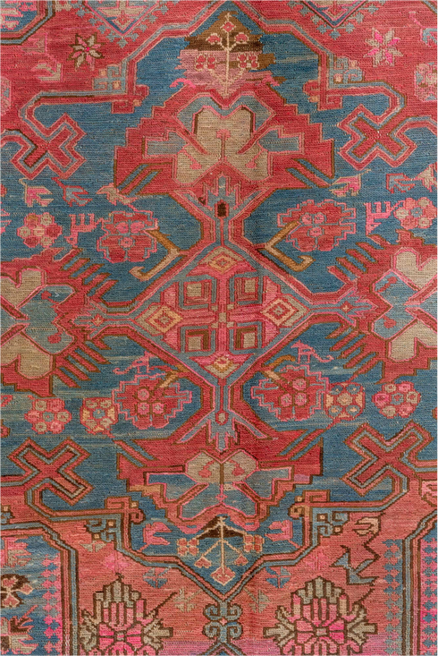 Antique Sumak Area Rug (6' x 11')