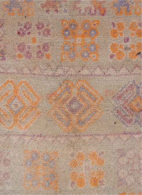 Vintage Moroccan Area Rug (3' x 5')