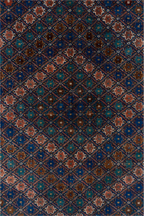 Antique Afshar Area Rug (5' x 7')