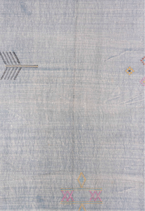 Vintage Cactus Kilim Area Rug (6' x 9')