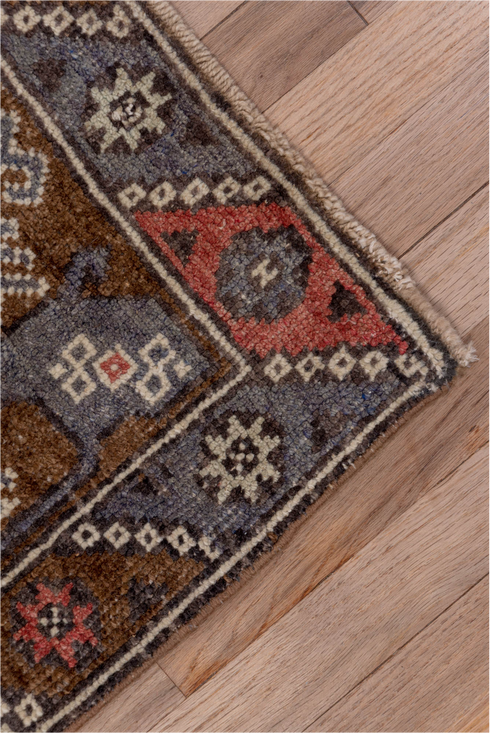 Antique Konya Runner Rug (4' x 8')