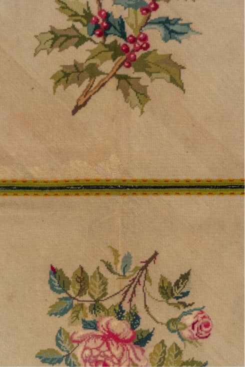 Vintage Needlepoint Area Rug (6' x 7')