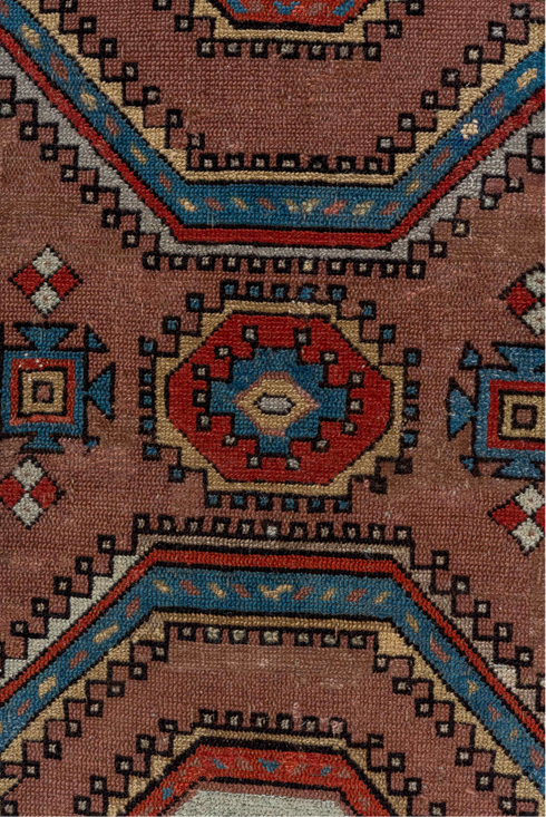 Antique Caucasian Area Rug (3' x 5')