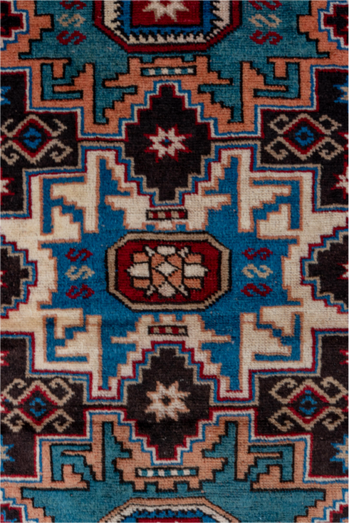 Antique Caucasian Area Rug (3' x 5')