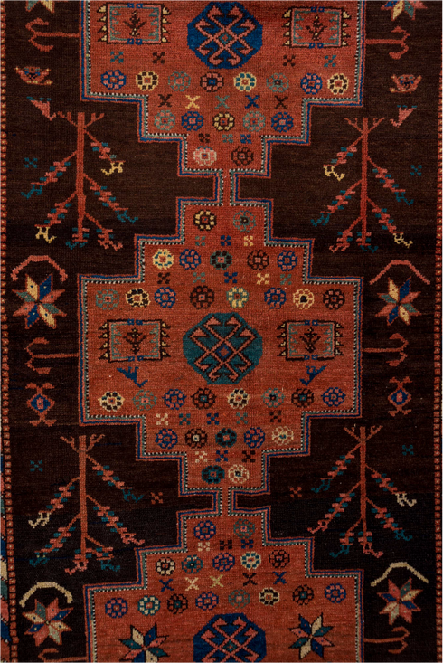 Antique Malayer Runner Rug (4' x 11')