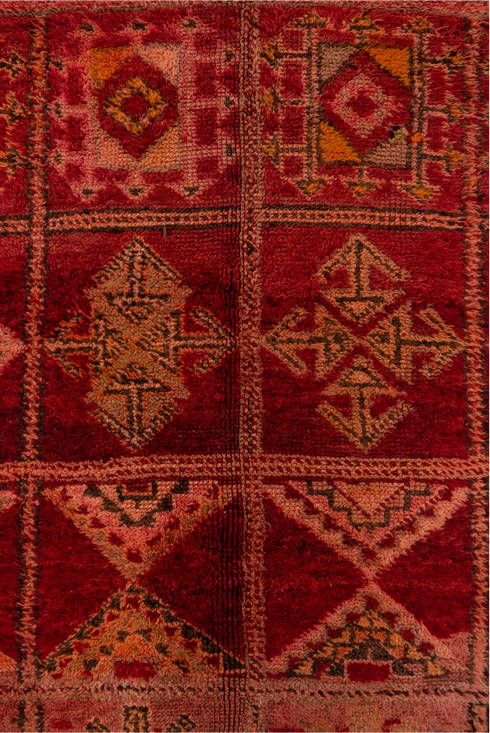 Vintage Moroccan Area Rug (5' x 9')