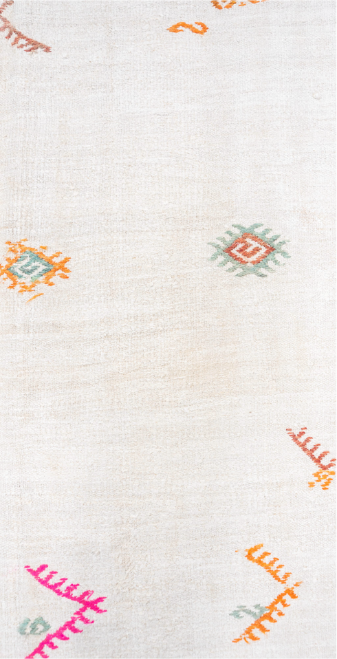 Vintage Hemp Kilim Area Rug (5' x 13')