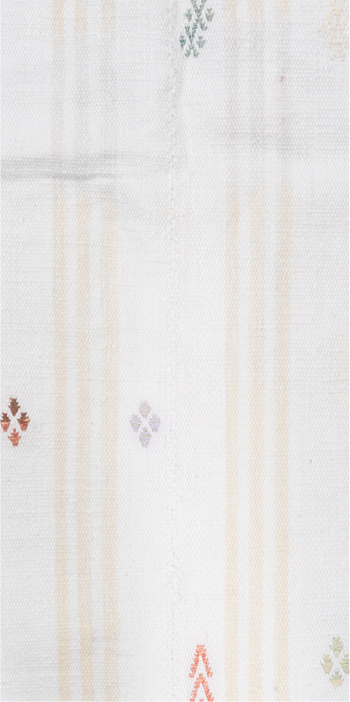 Antique Flatweave Area Rug (4' x 7')