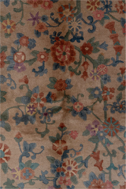 Antique Chinese Area Rug (5' x 8')