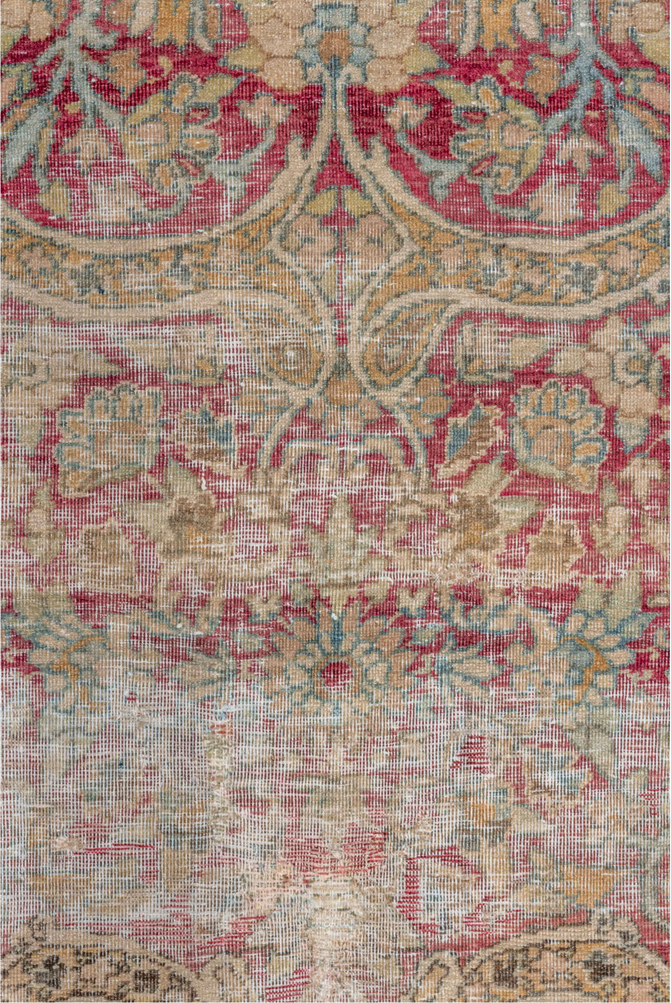 8' x 12' one-of-a-kind handmade vintage Lavar large size rug. Color palette: black, blue, brown, charcoal, dark gray