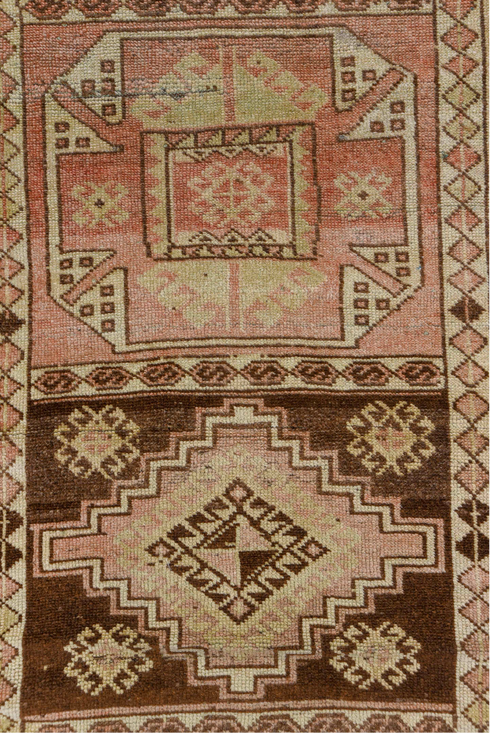 Vintage Oushak Runner Rug (2' x 7')