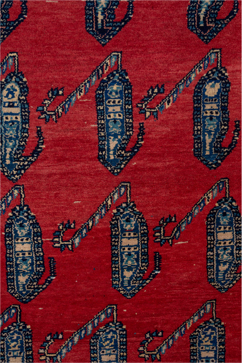 Antique Malayer Runner Rug (3' x 14')