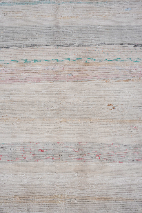 Antique Rag Rug Area Rug (5' x 11')