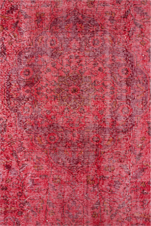 Antique Overdyed Area Rug (5' x 8')