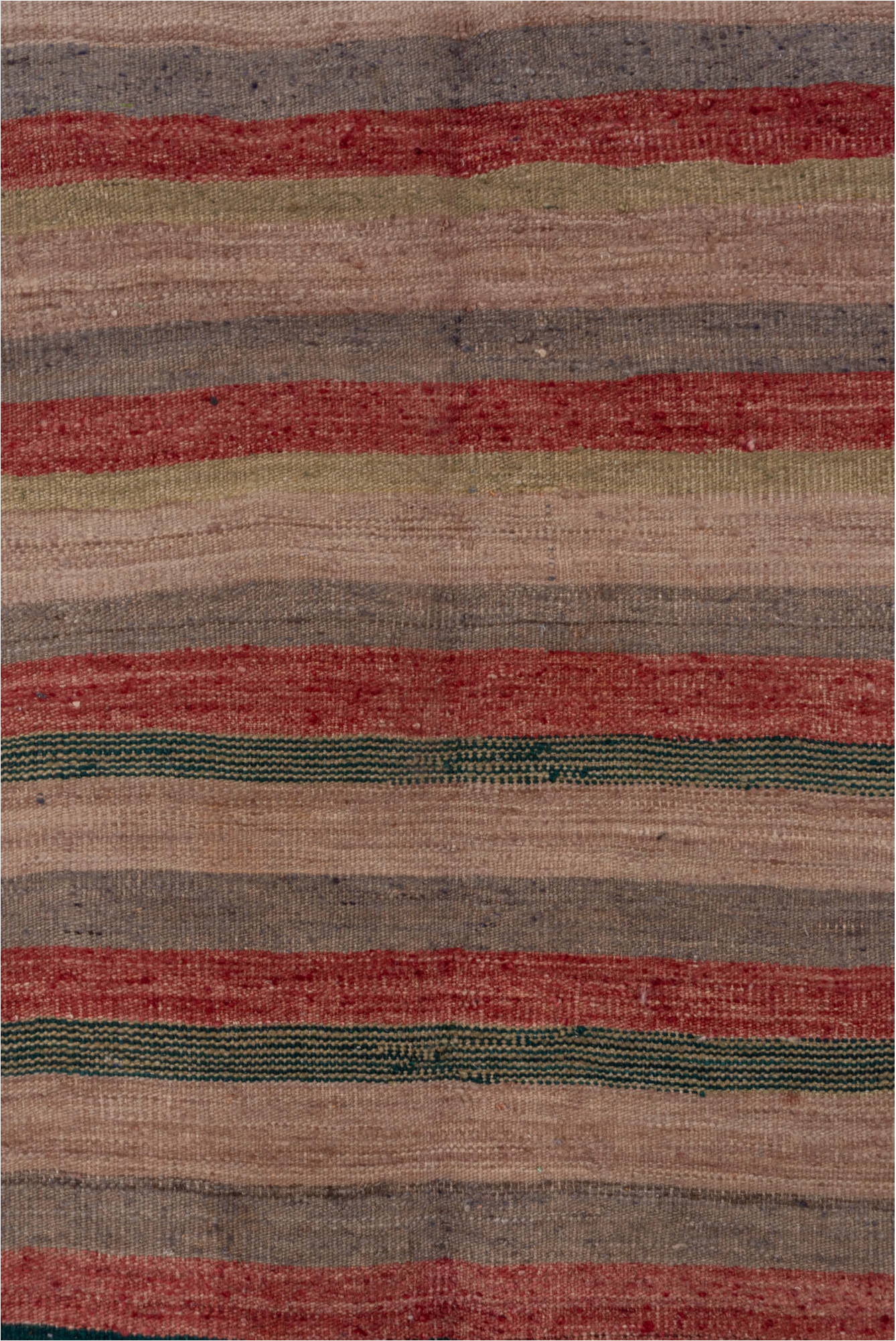 5' x 5' one-of-a-kind handmade vintage Kilim rug. Color palette: blue, brown, gray, orange, pink, red