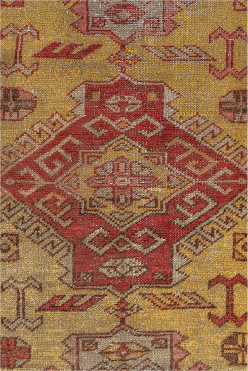 Vintage Oushak Runner Rug (2' x 10')