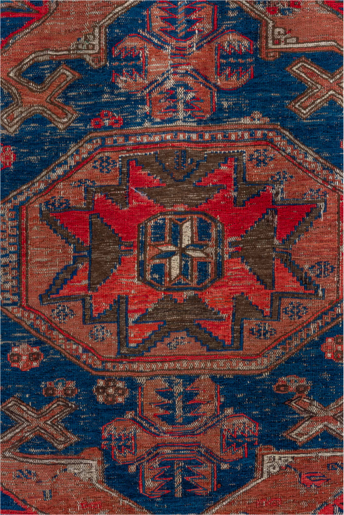Antique Sumak Area Rug (6' x 9')