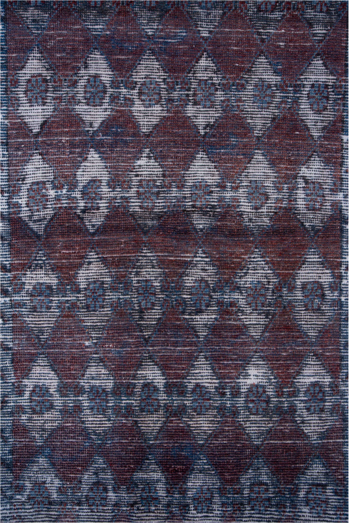 Vintage Overdyed Runner Rug (3' x 8')