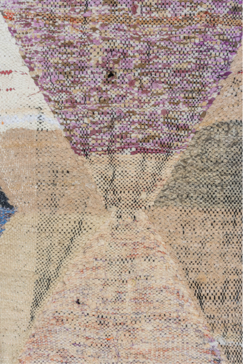 Vintage Rag Rug Area Rug (4' x 8')