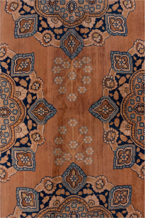 Antique Kerman Runner Rug (4' x 9')