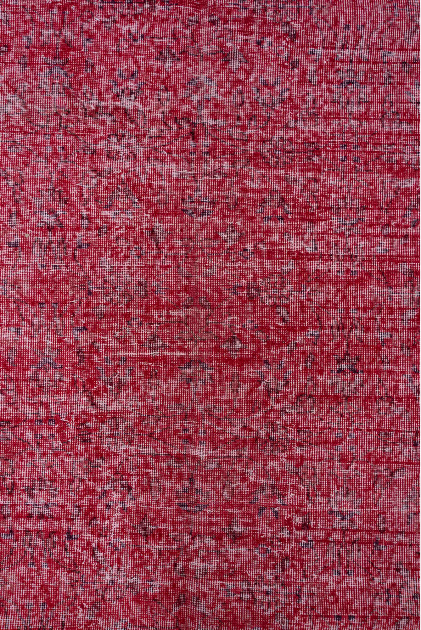 4' x 12' one-of-a-kind handmade vintage Overdyed runner rug. Color palette: brown, pink, red, wine