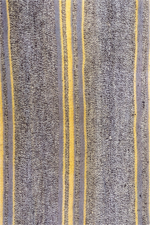 Antique Flatweave Area Rug (7' x 9')