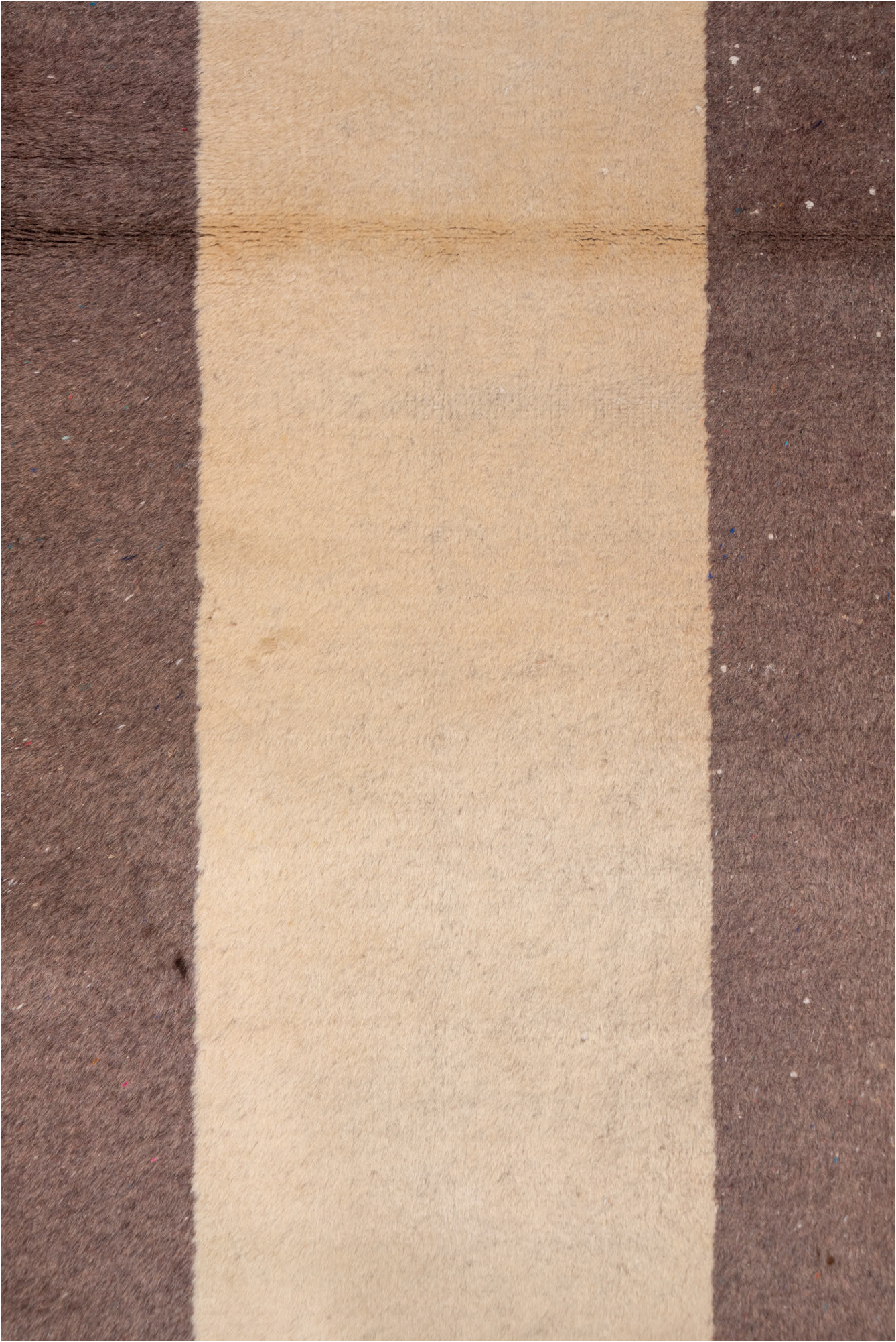 2' x 9' one-of-a-kind handmade vintage Oushak runner rug. Color palette: brown, gray, off-white, pink, snow, white