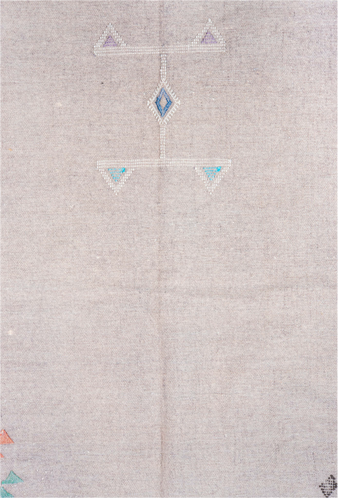 Vintage Cactus Kilim Area Rug (5' x 9')