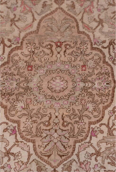 Vintage Oushak Area Rug (4' x 7')