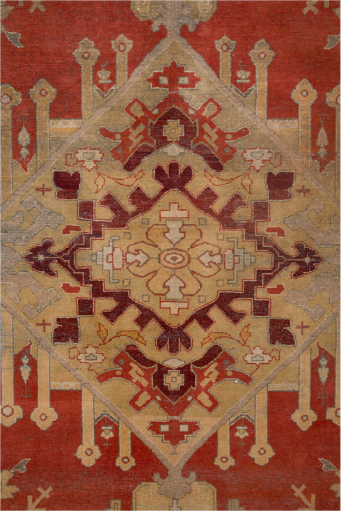 Antique Amritzar Area Rug (11' x 14')