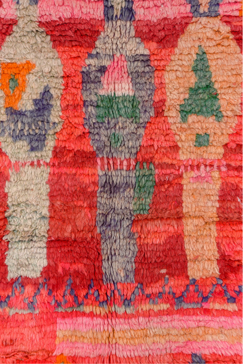 Vintage Moroccan Area Rug (5' x 7')