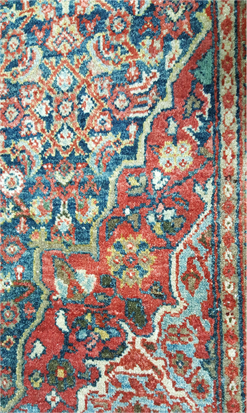 Antique Sarouk Area Rug (4' x 6')