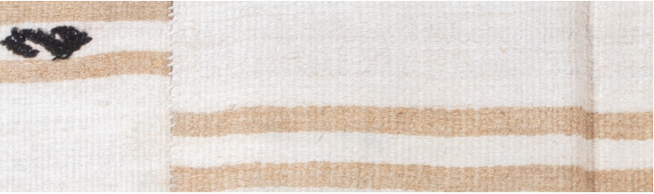 5' x 14' one-of-a-kind handmade vintage Hemp Kilim rug. Color palette: black, brown, charcoal, gainsboro, ghost white, gray