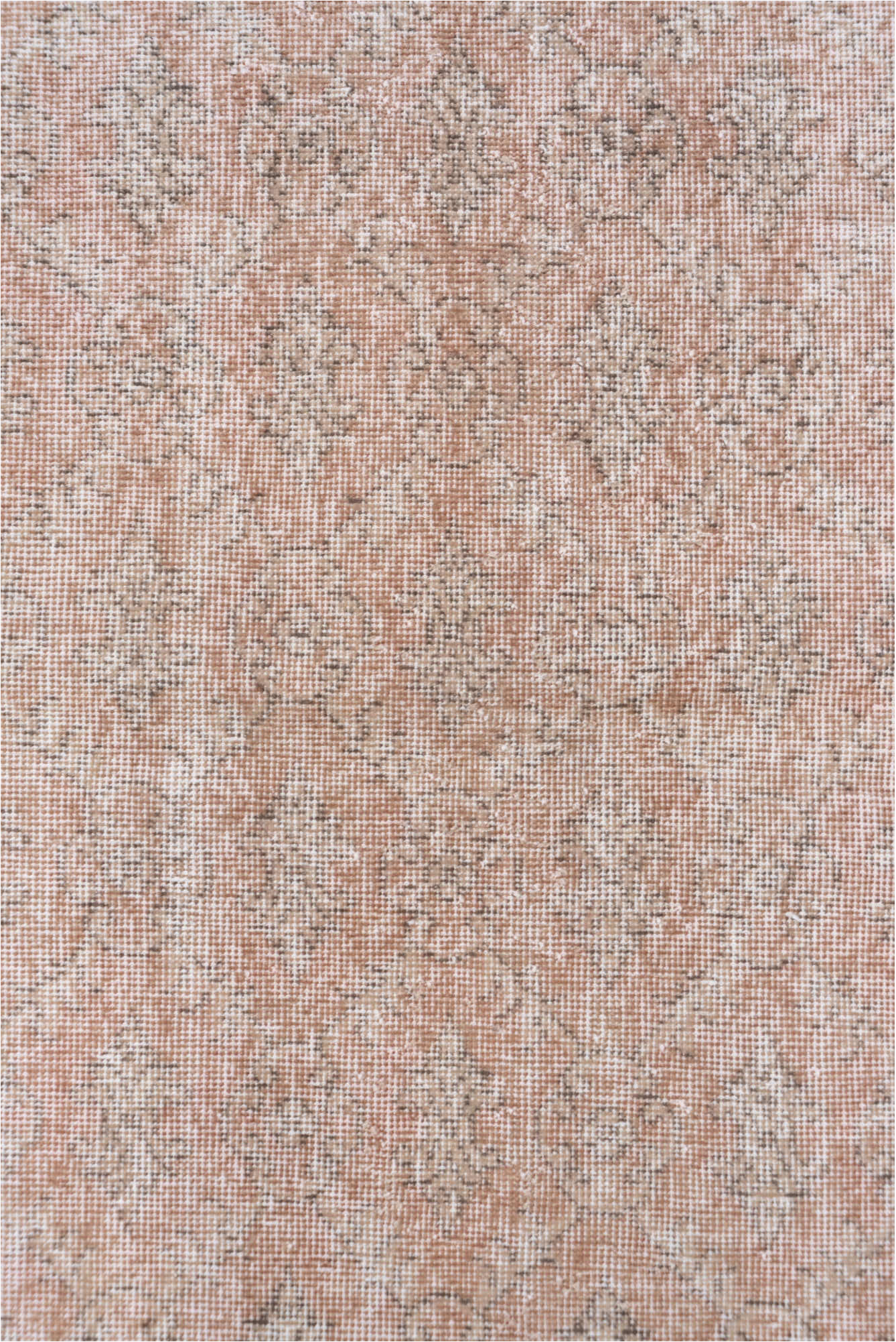 3' x 7' one-of-a-kind handmade vintage Oushak rug. Color palette: gainsboro, gray, light gray, off-white, pink, silver