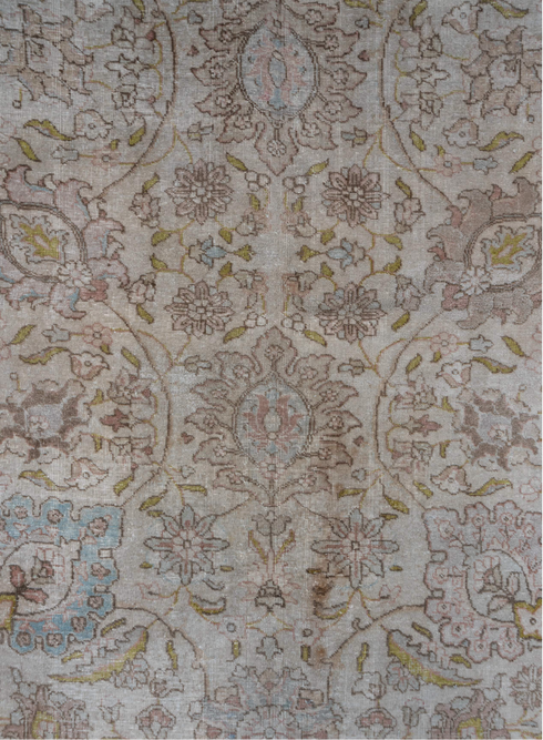 Antique Tabriz Area Rug (13' x 17')