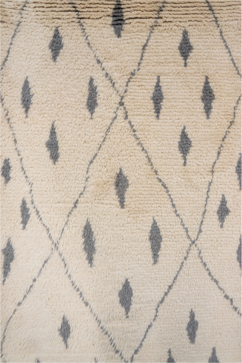 Vintage Moroccan Runner Rug (3' x 13')