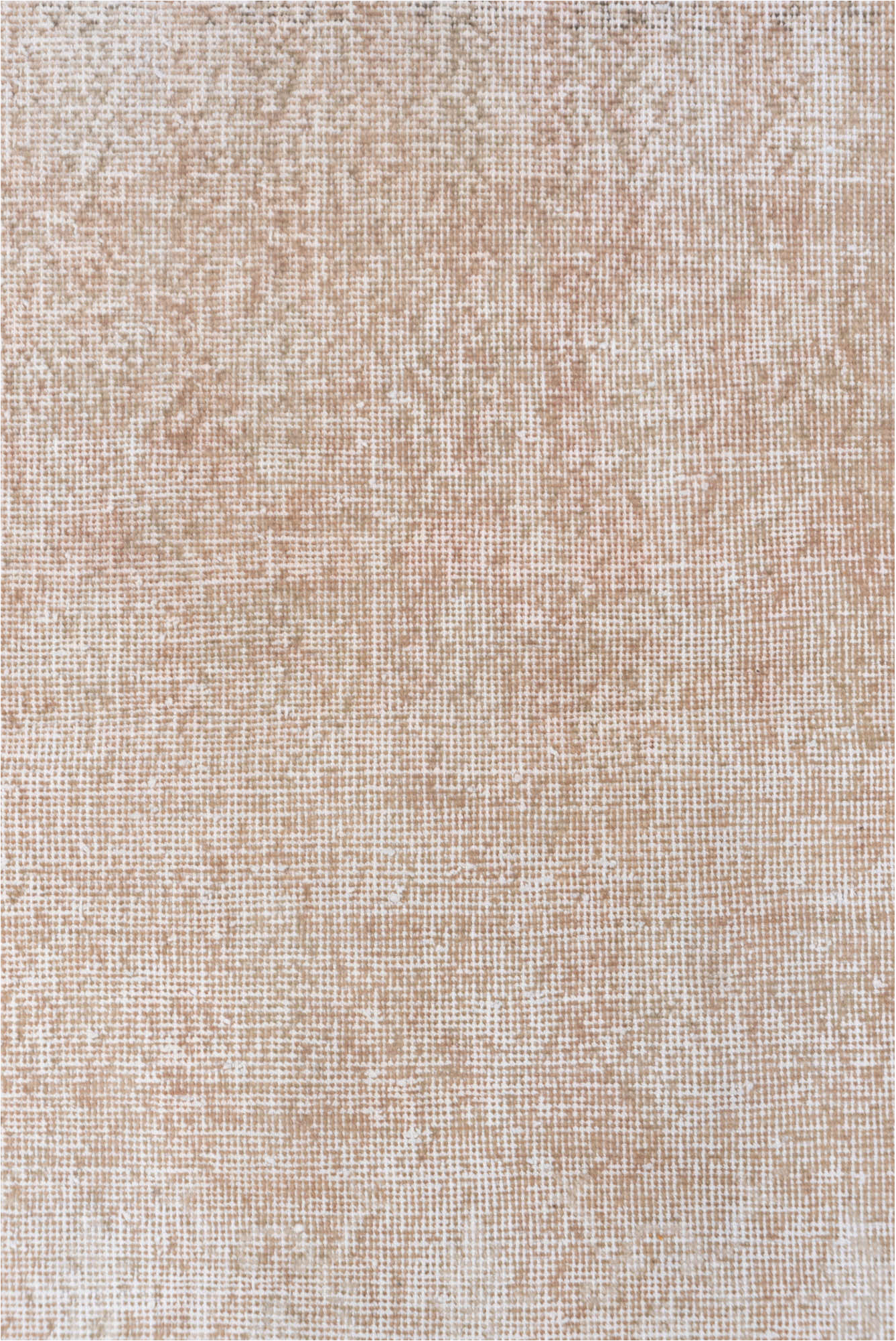 3' x 6' one-of-a-kind handmade vintage Oushak small size rug. Color palette: gray, light gray, off-white, pink, snow, white