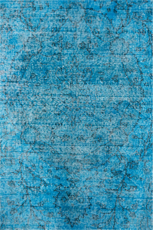 Antique Overdyed Area Rug (5' x 9')