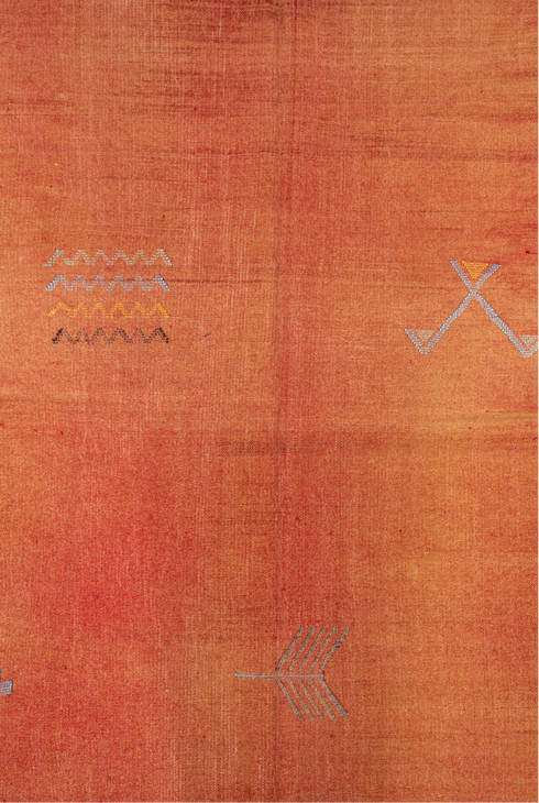 Vintage Cactus Kilim Area Rug (5' x 9')