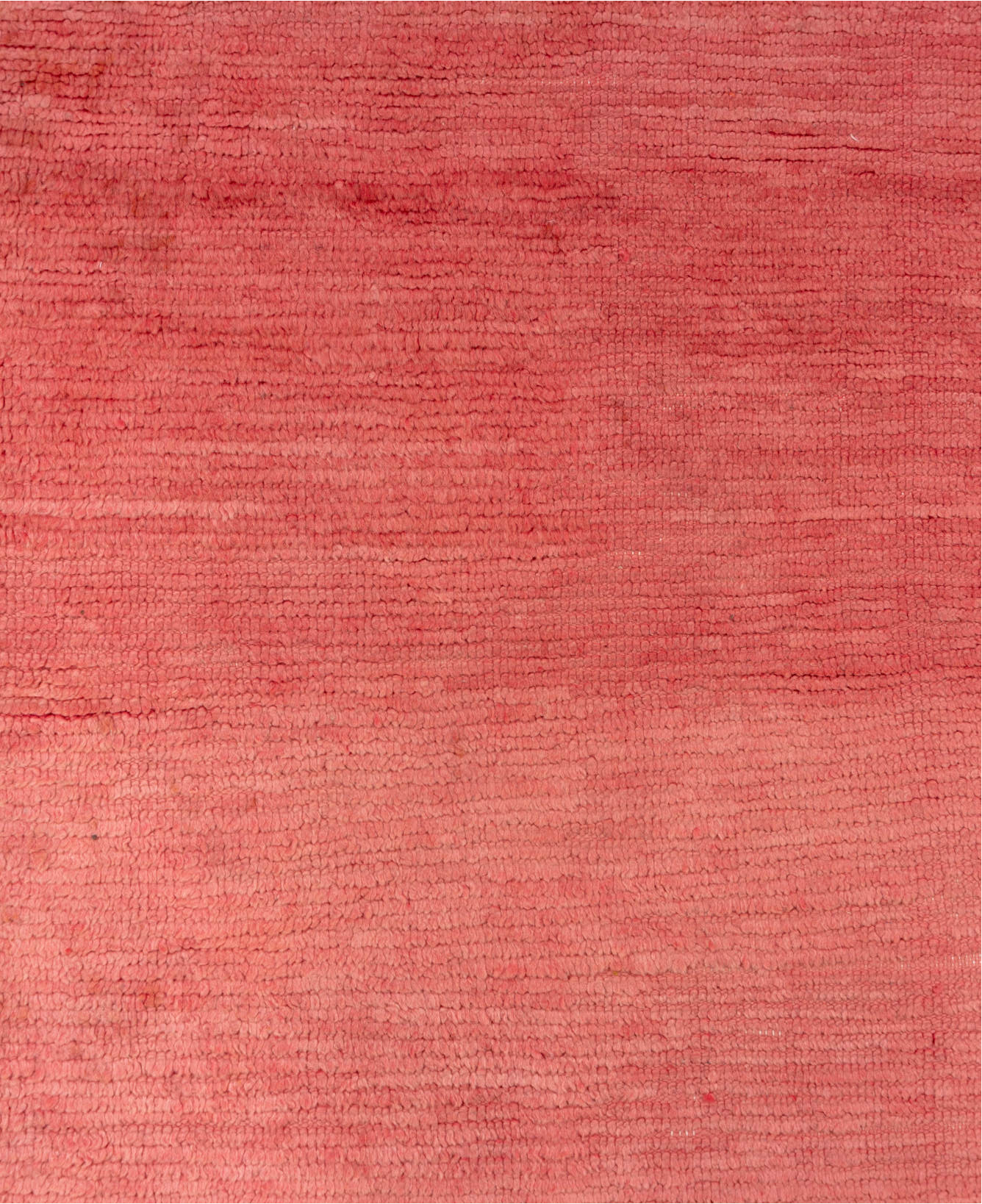 3' x 13' one-of-a-kind handmade vintage Rag Rug runner rug. Color palette: brown, indian red, off-white, pink, red, redwood