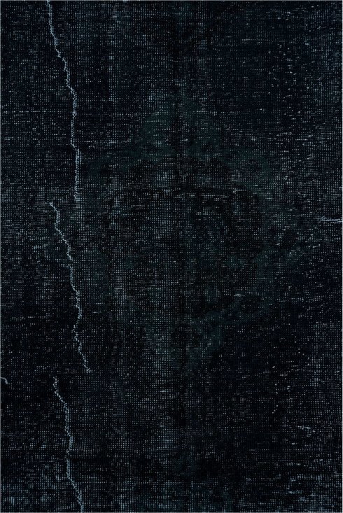 Vintage Overdyed Runner Rug (4' x 11')