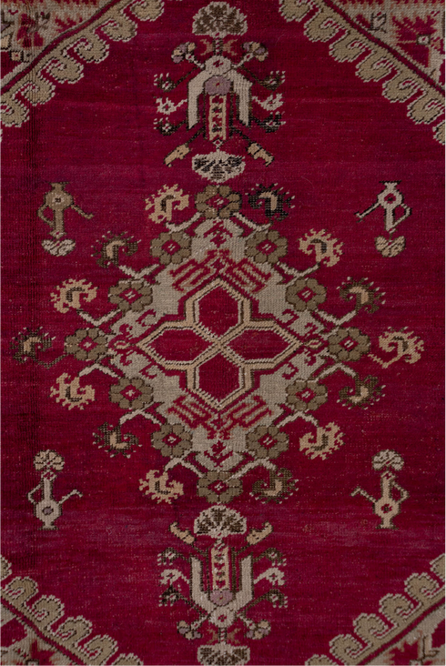 Antique Ghordes Area Rug (6' x 11')
