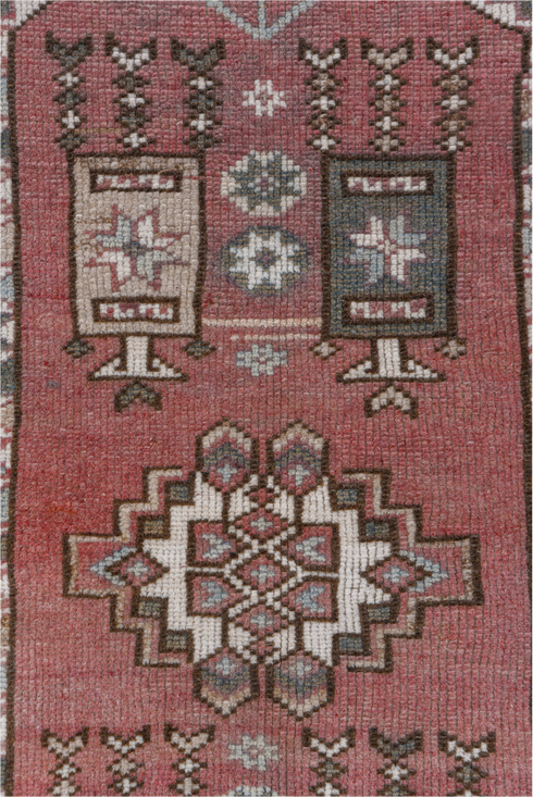 Vintage Oushak Area Rug (2' x 4')
