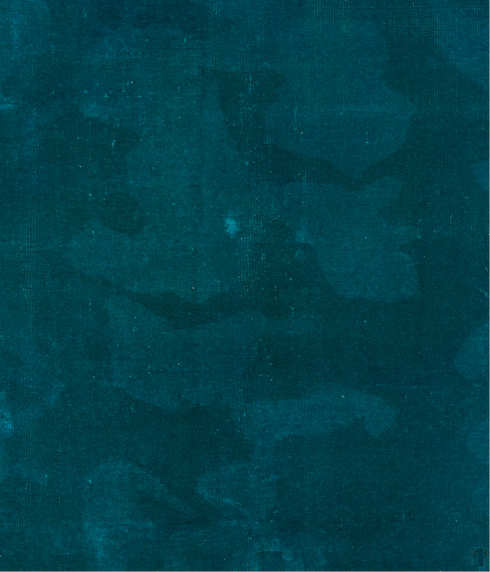 Antique Overdyed Area Rug (5' x 6')