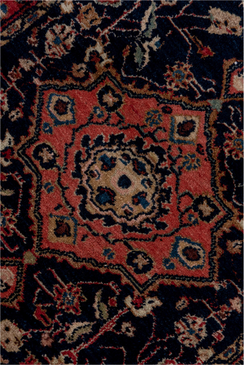 Antique Malayer Runner Rug (2' x 10')