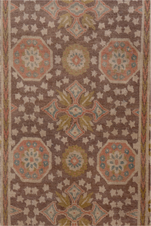 Antique Tabriz Runner Rug (2' x 15')