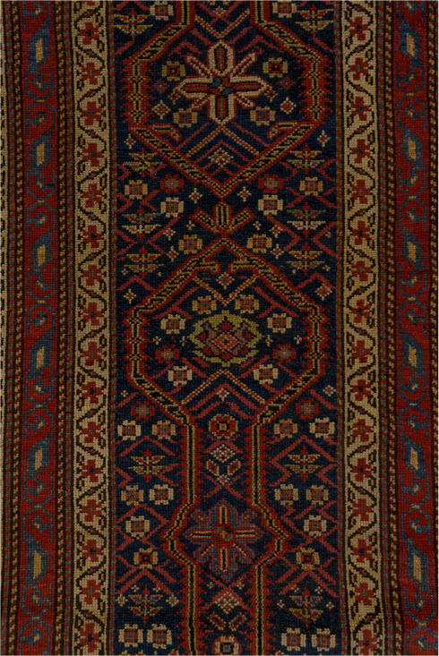 Antique Malayer Runner Rug (2' x 14')