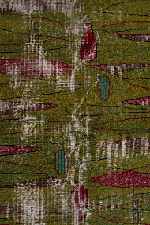 Vintage Art Deco Area Rug (5' x 8')