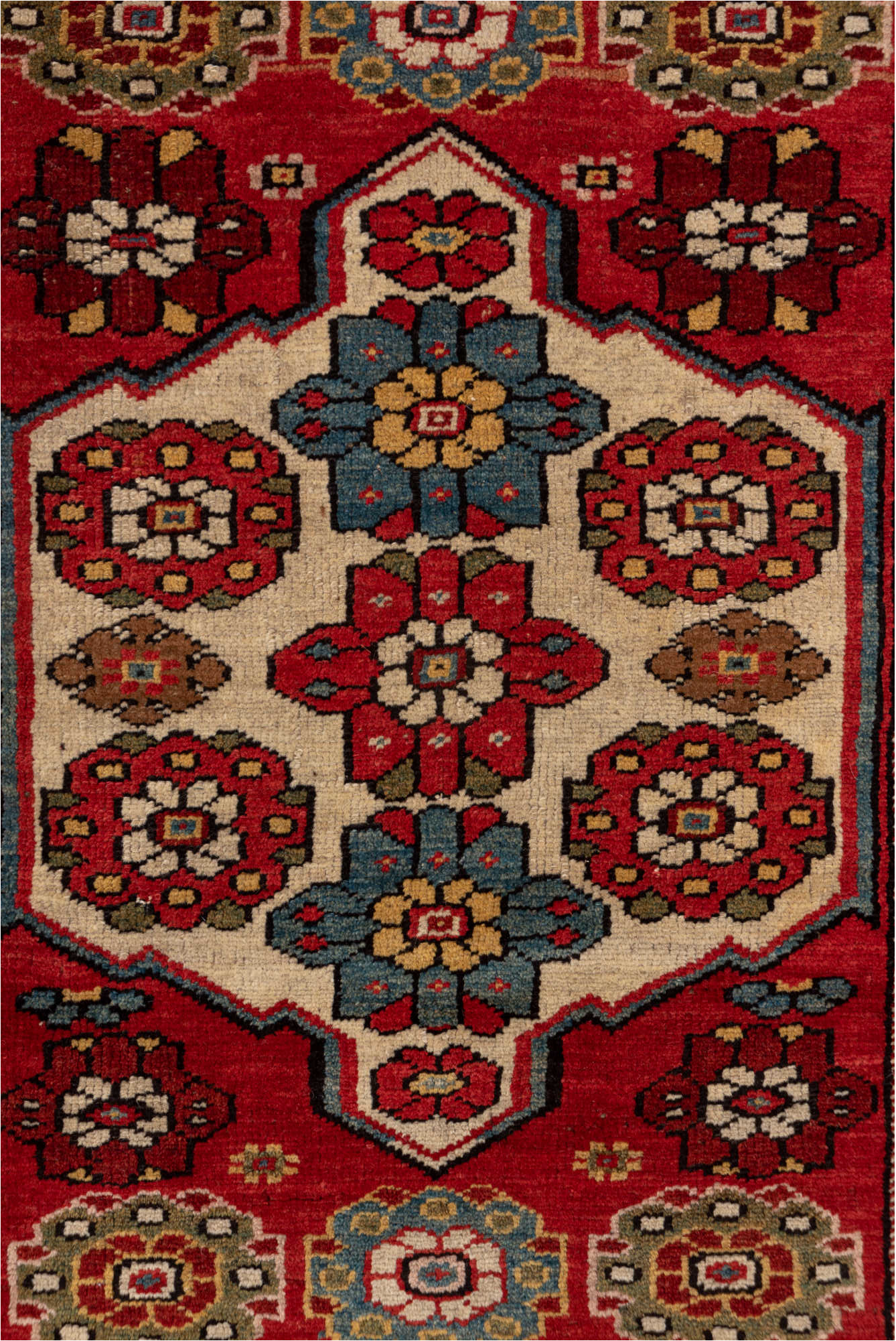 4' x 5' one-of-a-kind handmade vintage NW Persian small size rug. Color palette: black, brown, charcoal, dim gray, gray