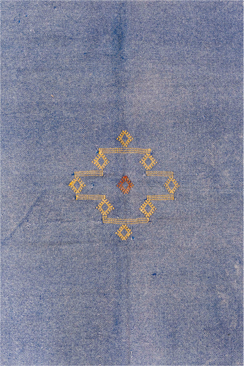 Vintage Cactus Kilim Area Rug (6' x 9')